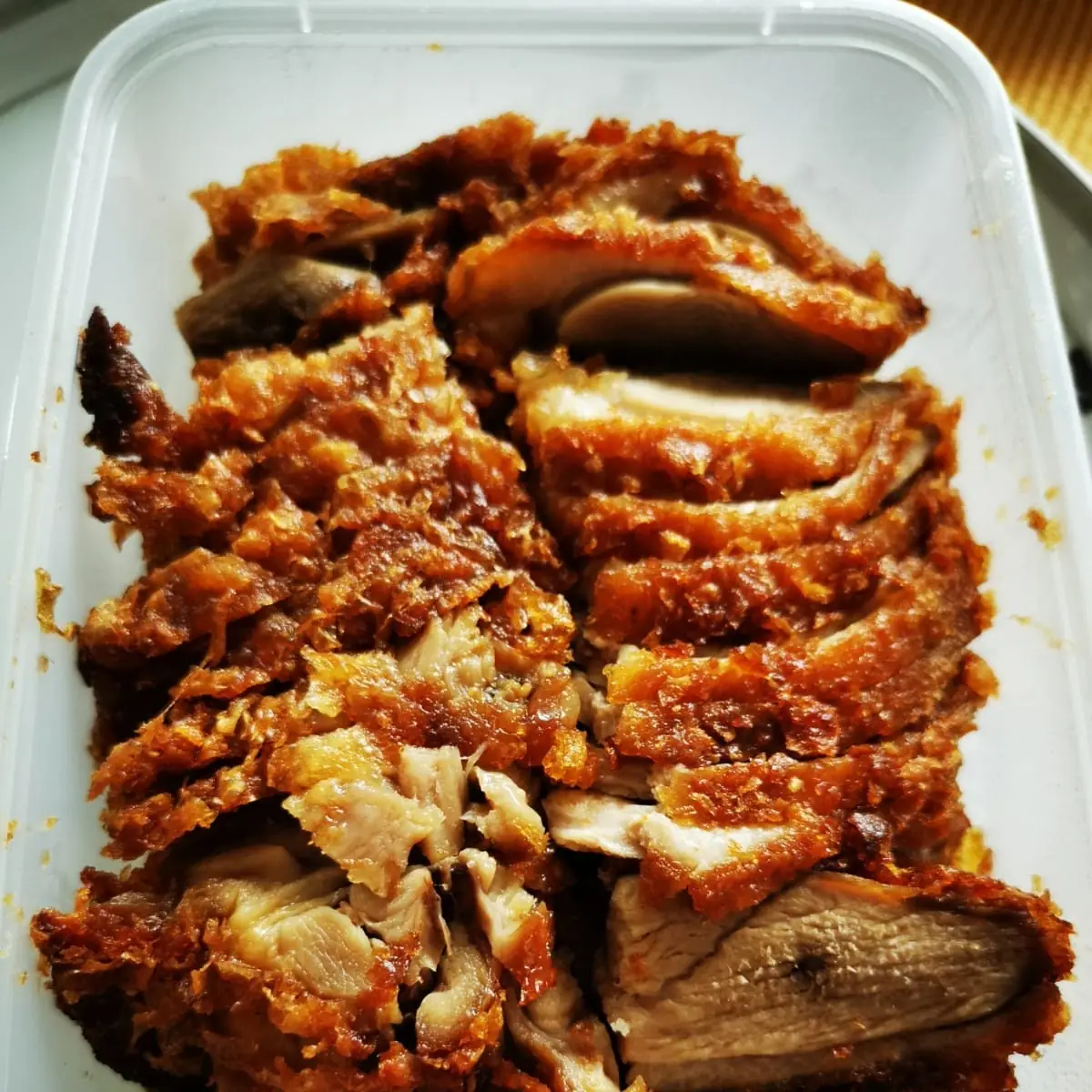 Knusprige Ente Mit Knoblauchsosse