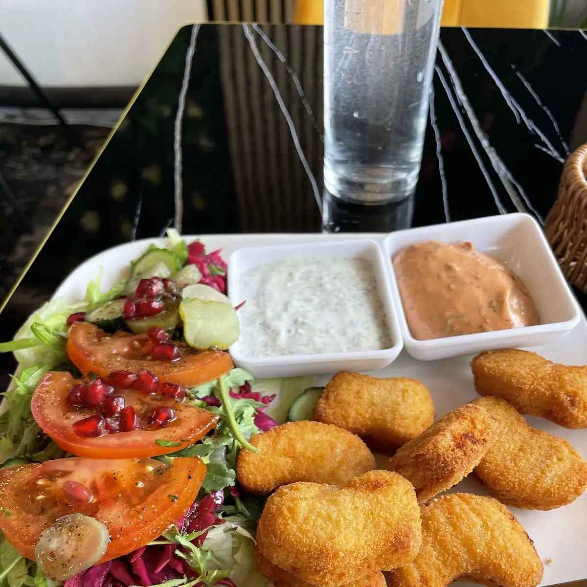 Mozzarella Sticks Salat