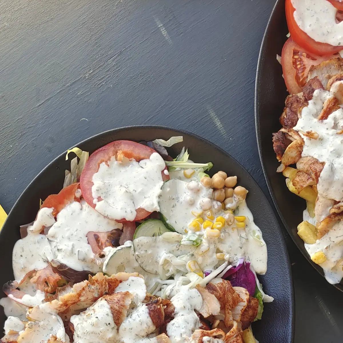Dönerteller Mit Pommes Frites