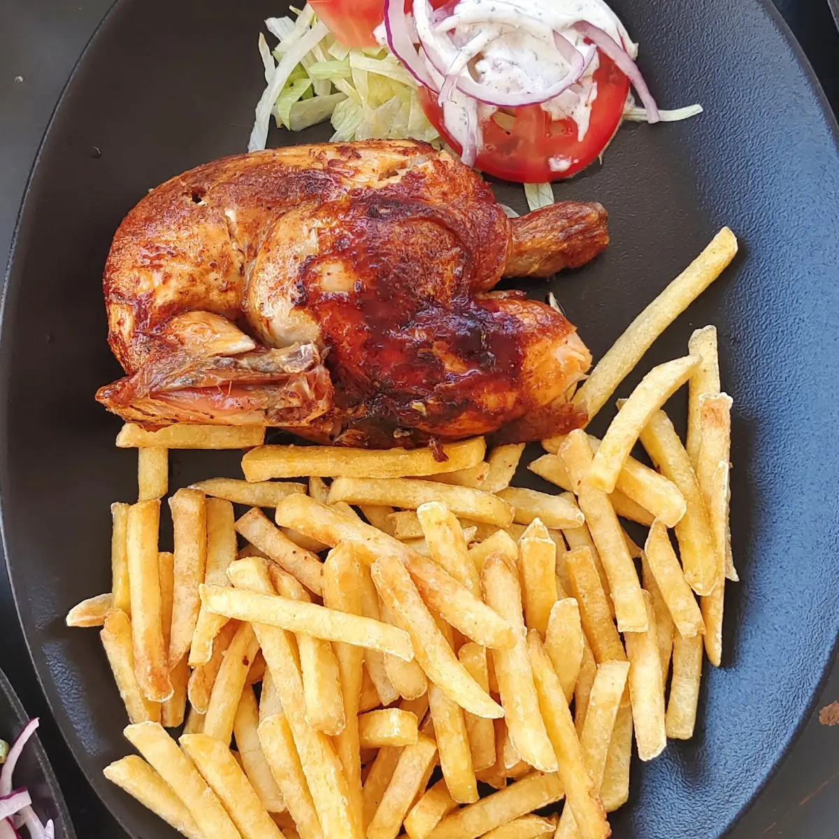 Hendl Mit Pommes Frites