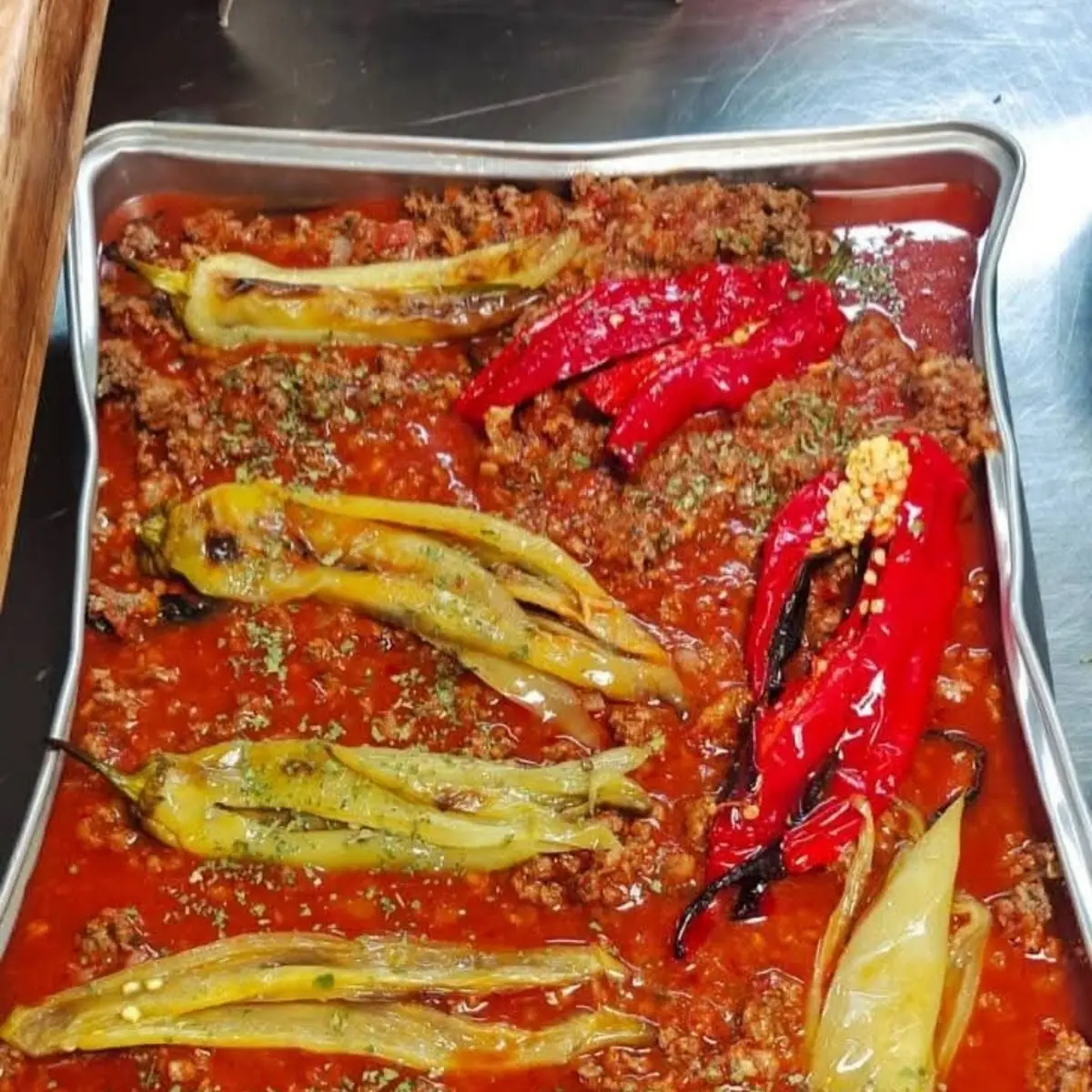 Imam Bayildi Melanzani Mit Faschiertes