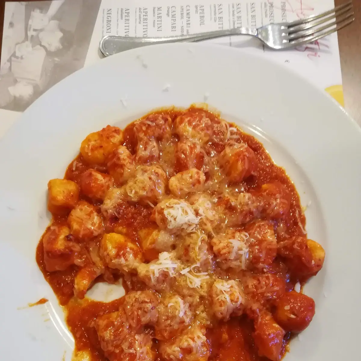 Gnocchi Mit Tomatensauce Schafskäse Mitgekocht Leicht Scharf Gewürzt Köstlich