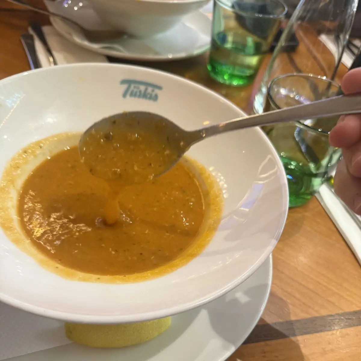 Linsencremesuppe