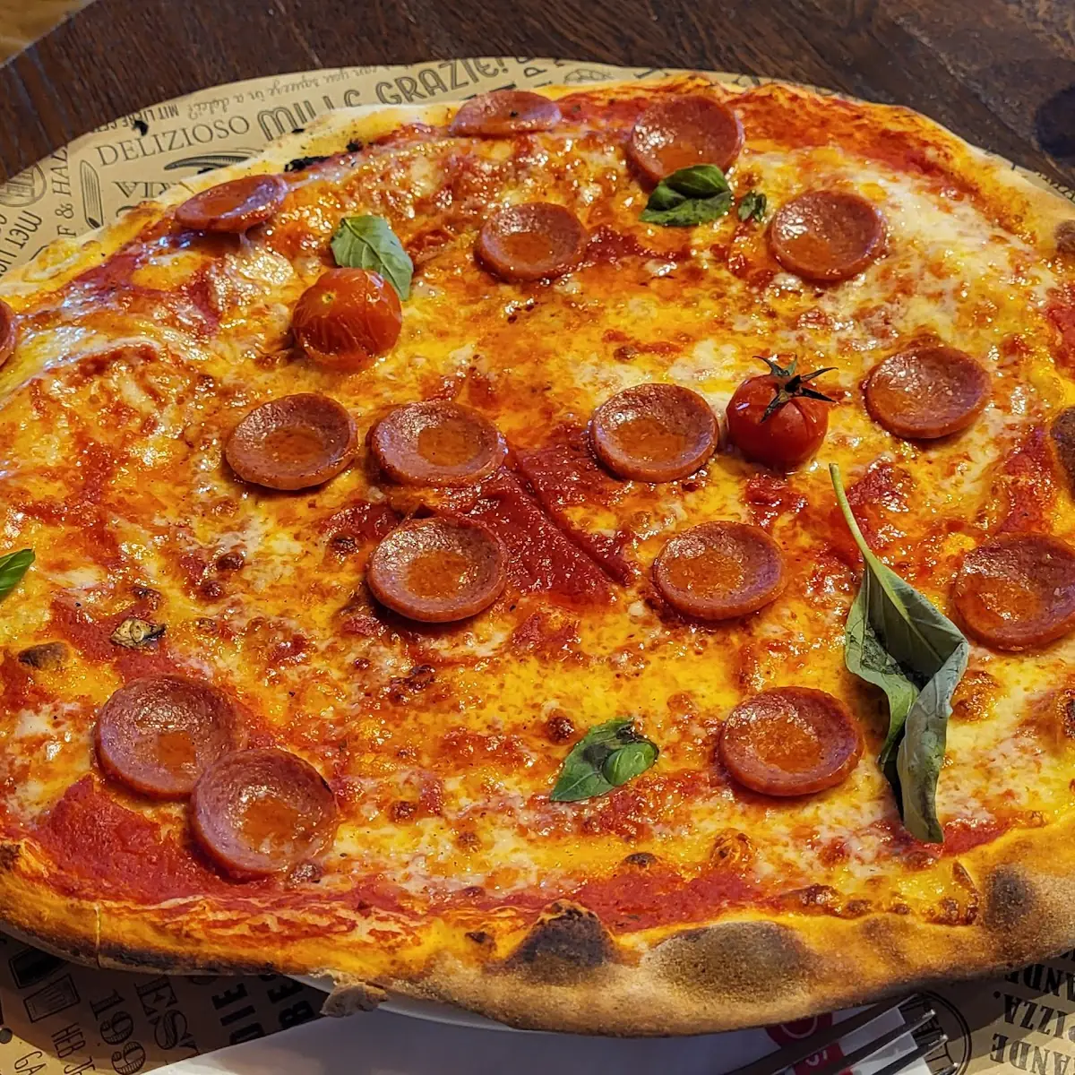 Pizza Salsiccia Piccante