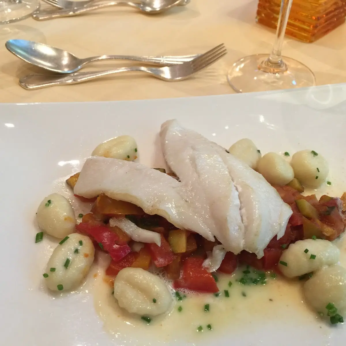 Petersfischfilet Auf Ratatouille