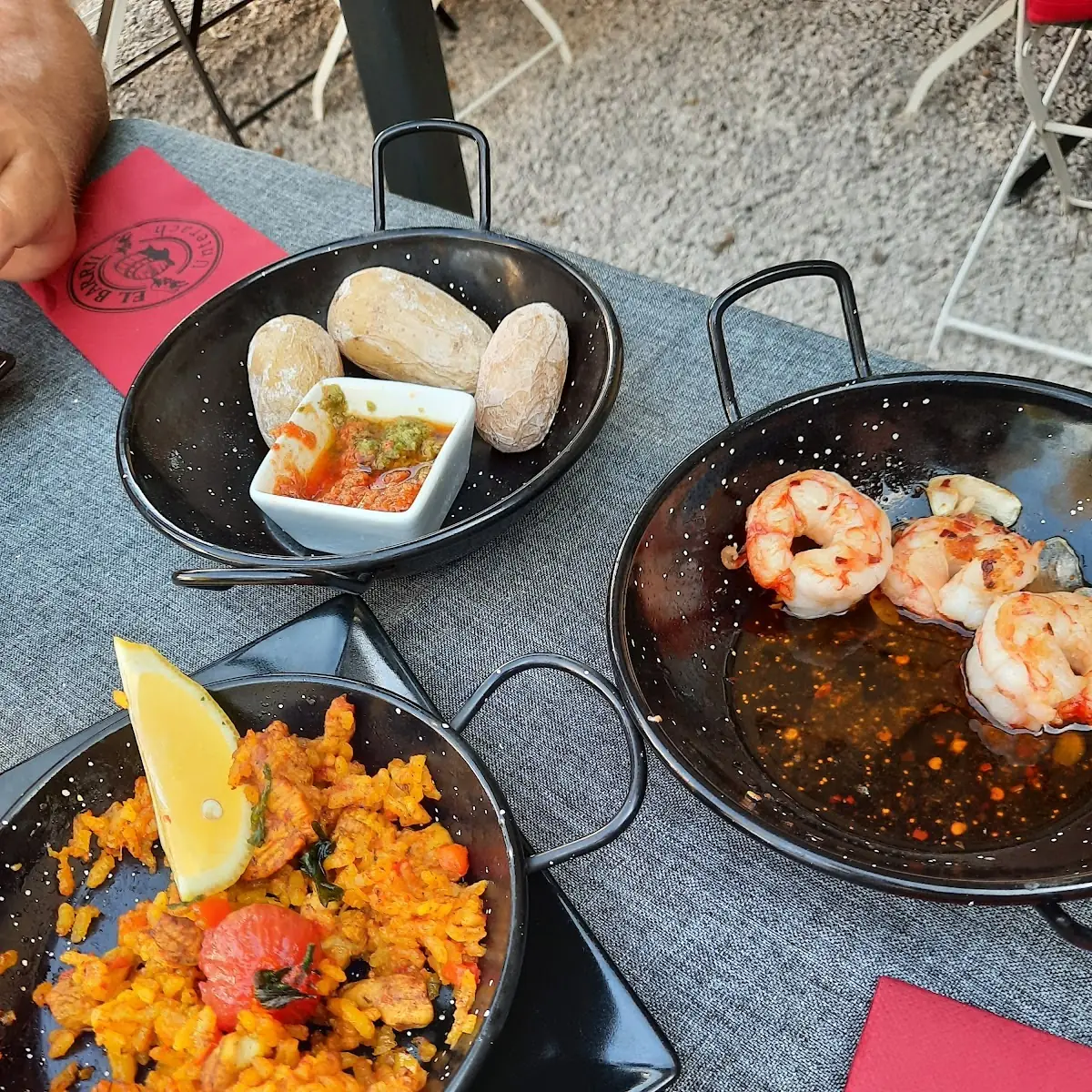 Mini Paella Mit Meeresfrüchten