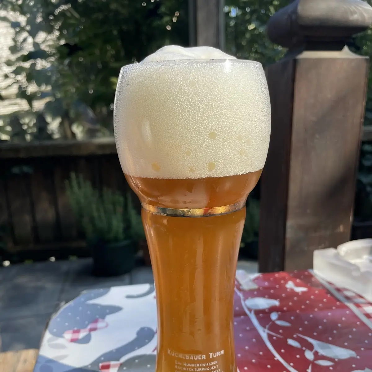 Kühles Weizenbier