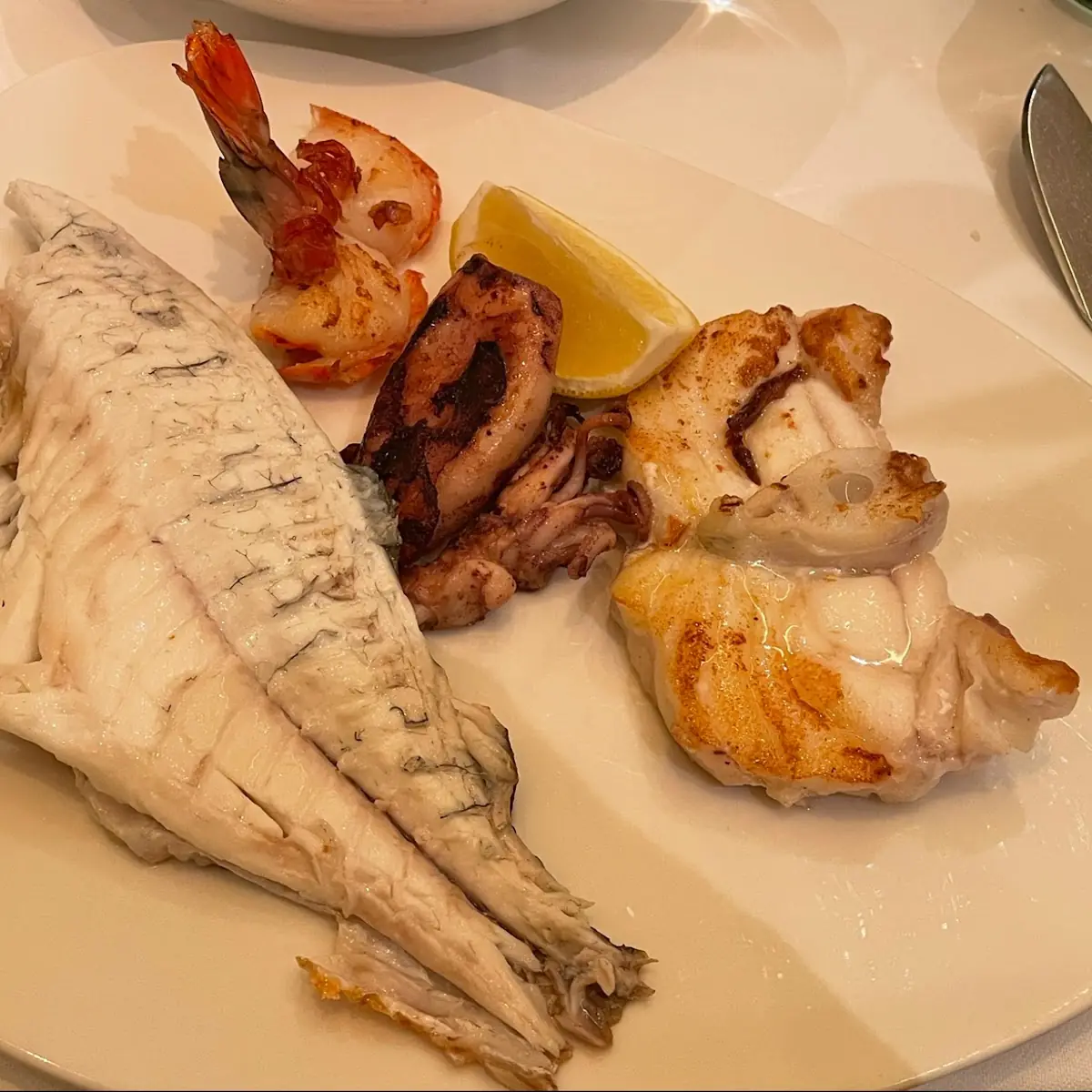 Fischplatte Für 2 Eine Portion Davon