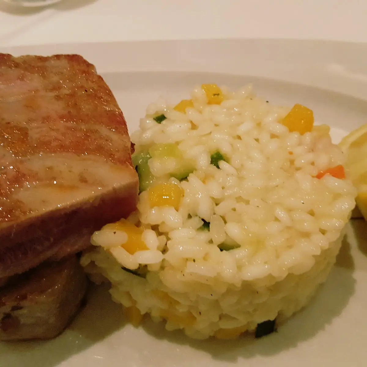 Thunfisch Steak Mit Risotto