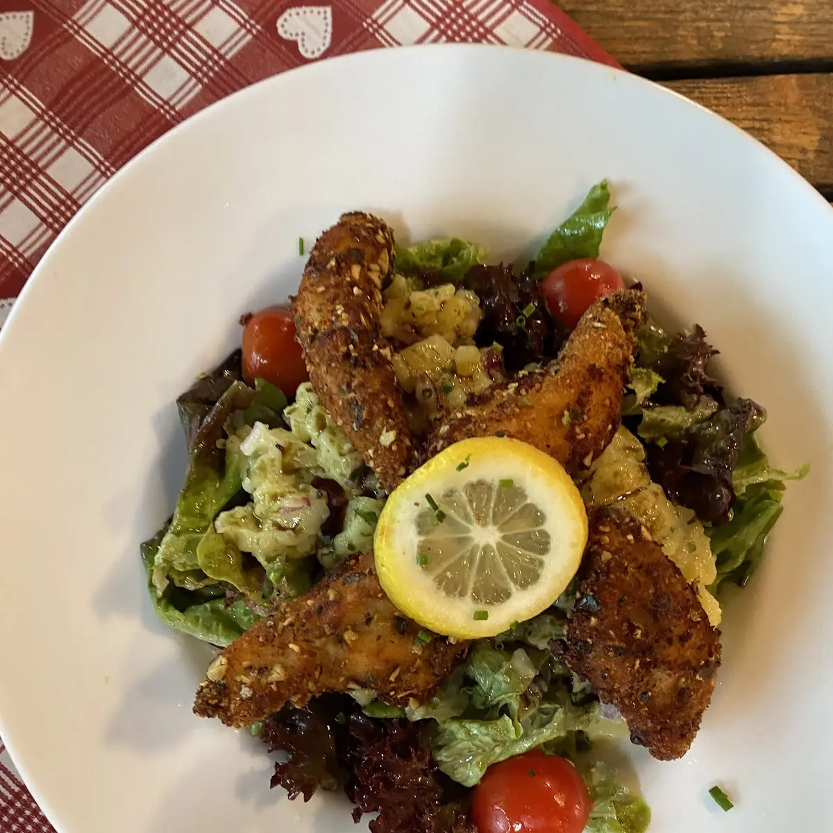 Backhenderlsalat Mit Kernöl
