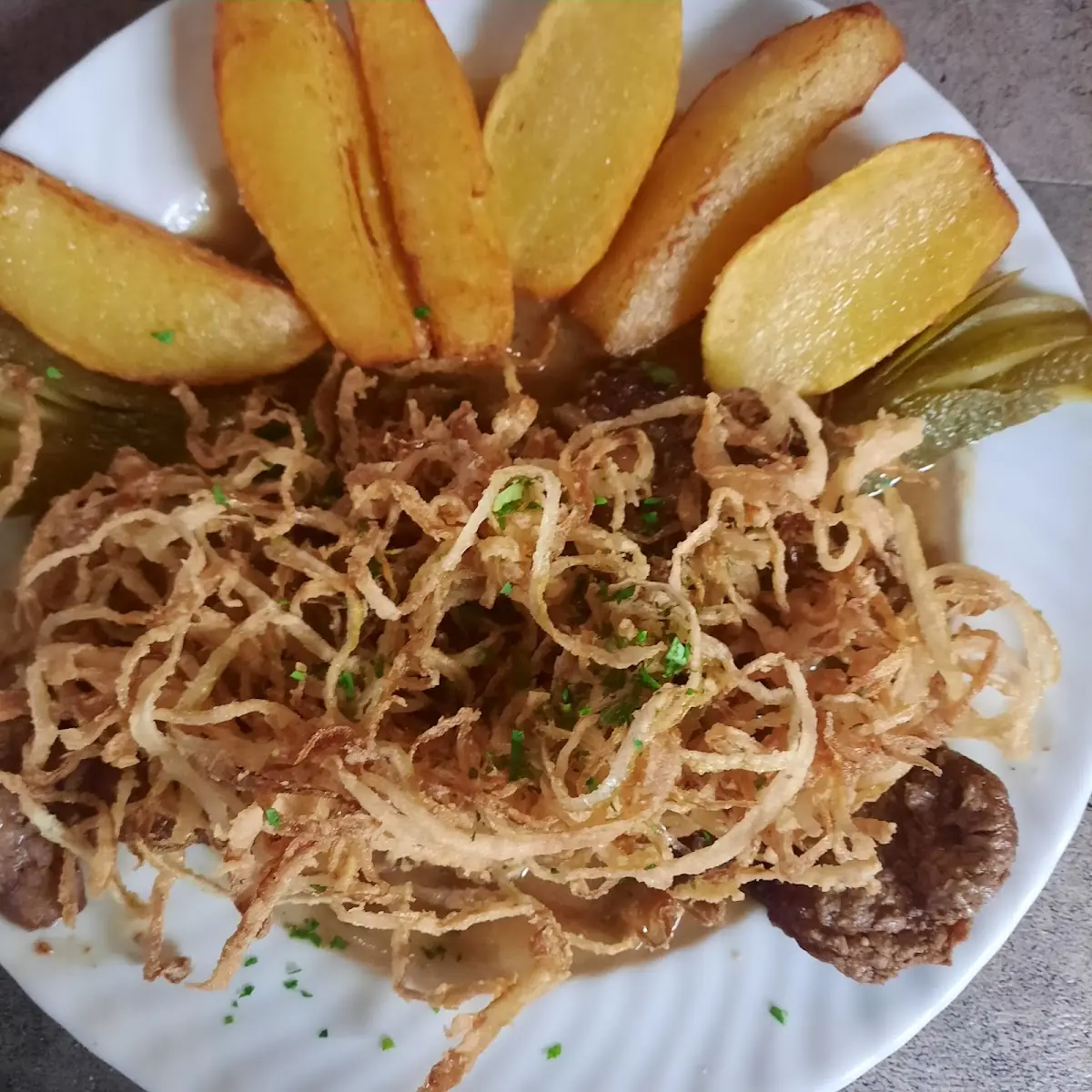 Zwiebelrostbraten