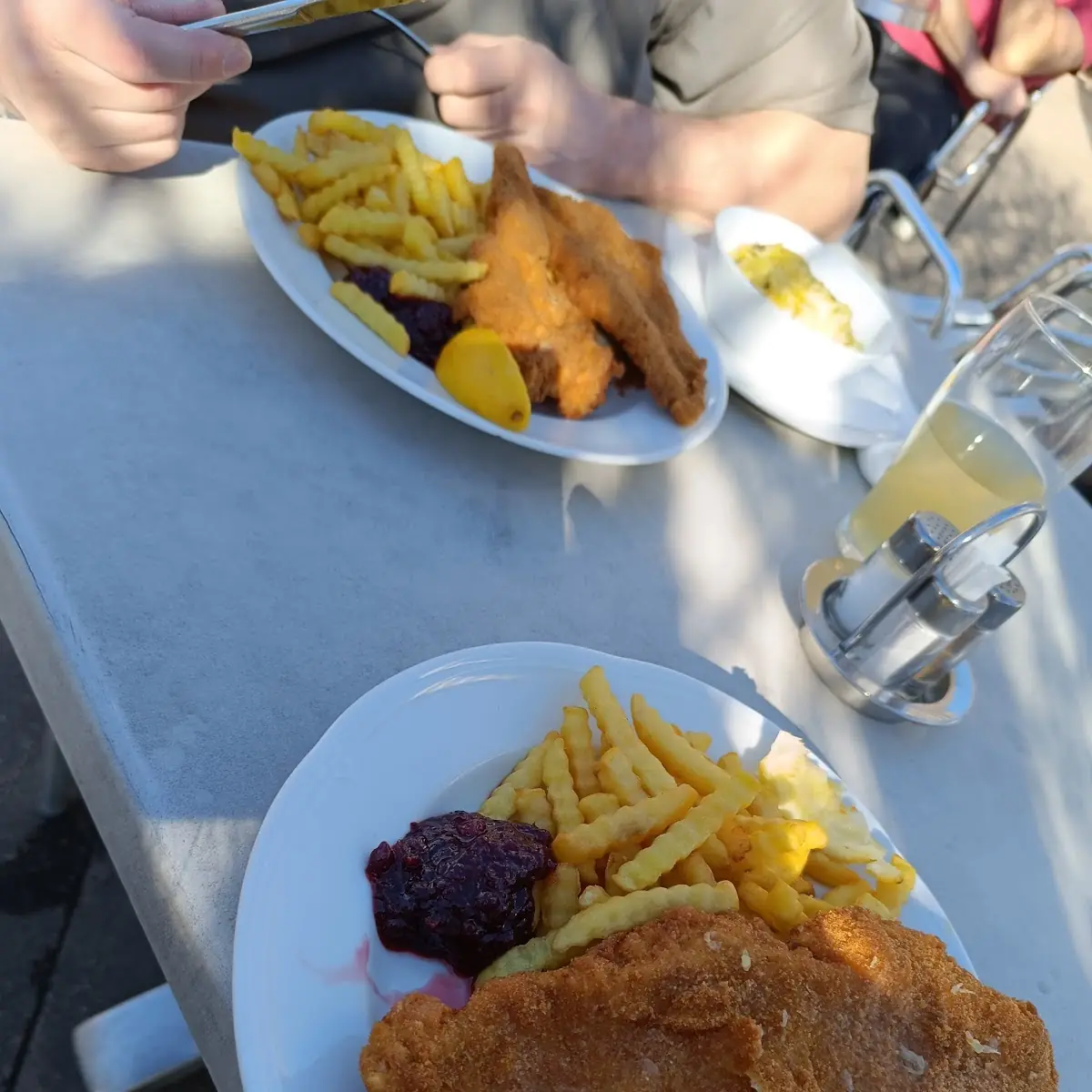 Puten-wiener Mit Pommes