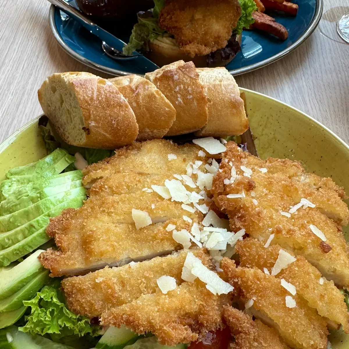 Panko Crispy Chicken Salad