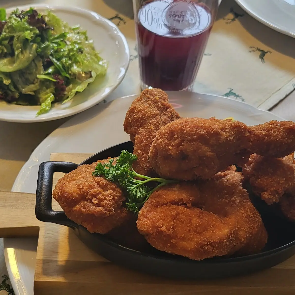 Backhendl Mit Salat