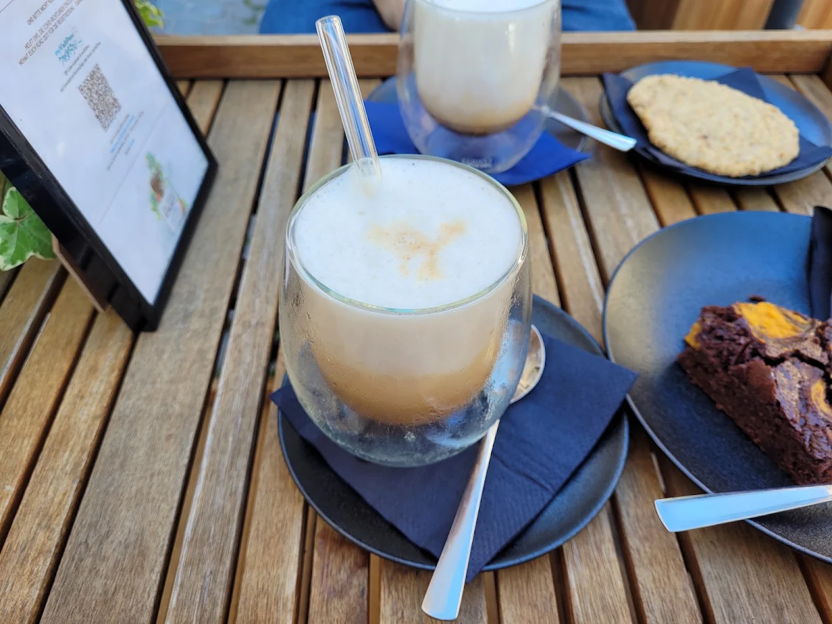 Iced Cappuccino Schoko-kürbis Brownie, Das kleine Schwarze