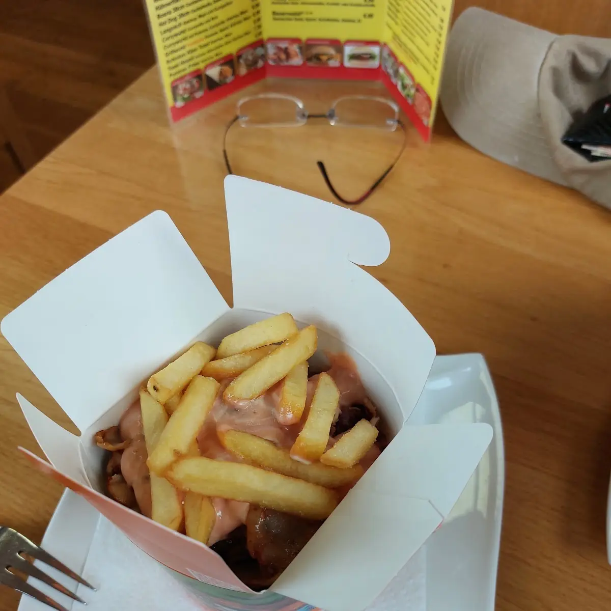 Dönerbox Mit Pommes Frites