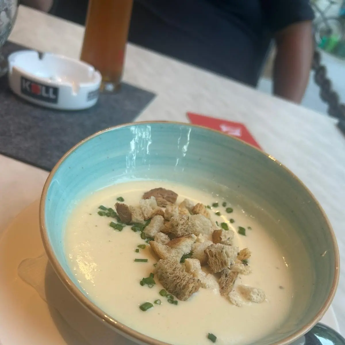 Knoblauchcremesuppe