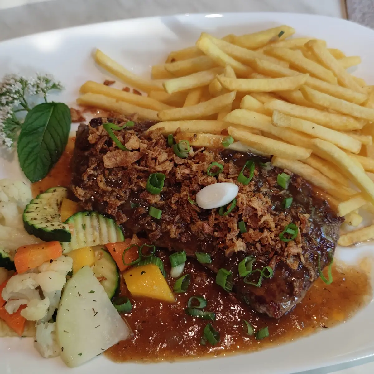 Zwiebelrostbraten