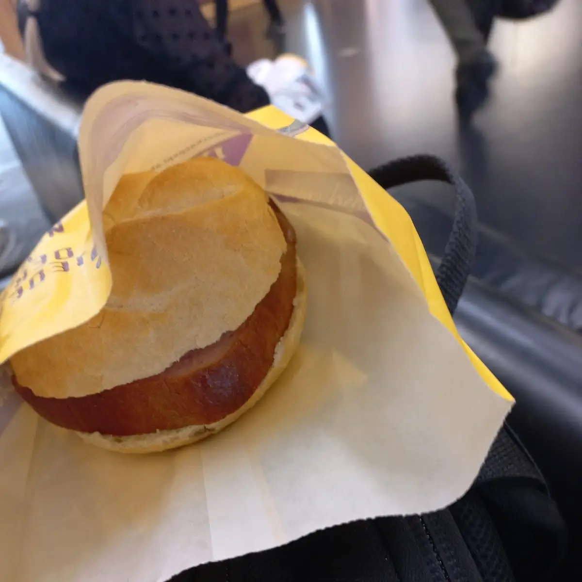 Wertvolle Leberkäsesemmel