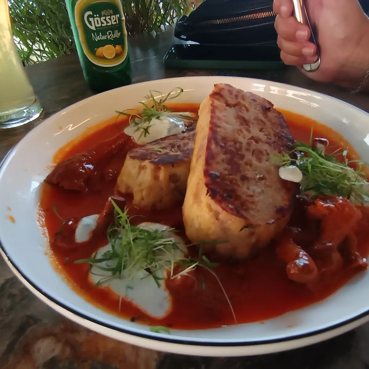 Eierschwammerlgulasch