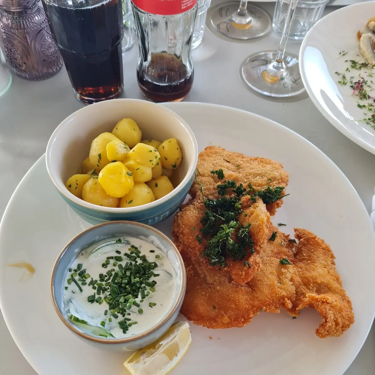 Gebackenes Hühnerschnitzel
