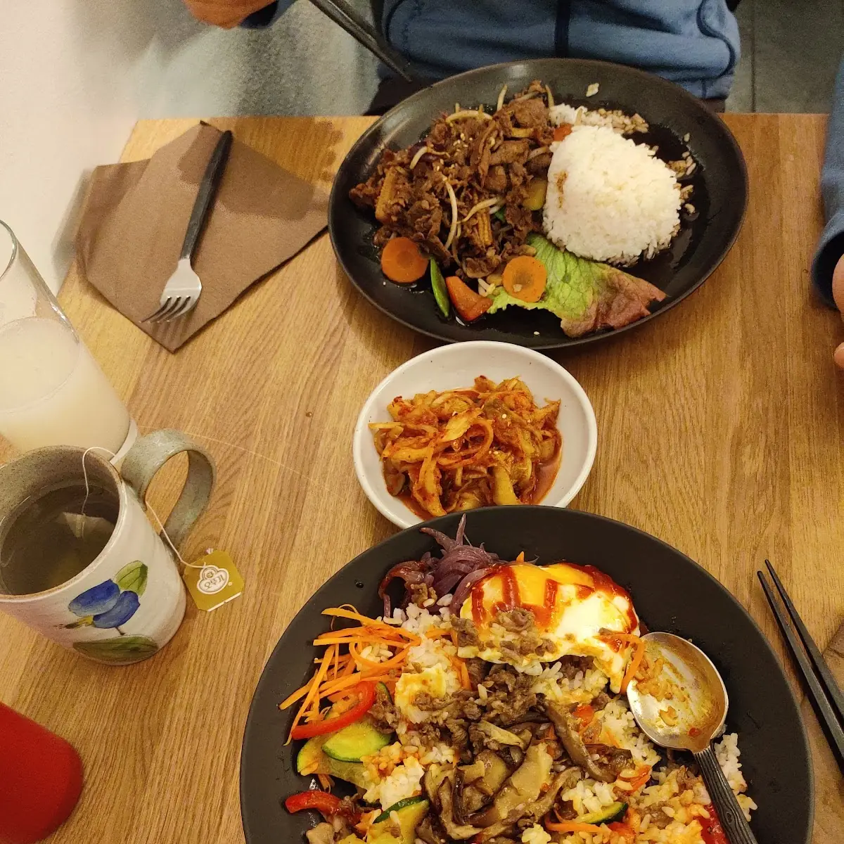 Bulgogi Top Kimchi Middle Bibimbap Bottom