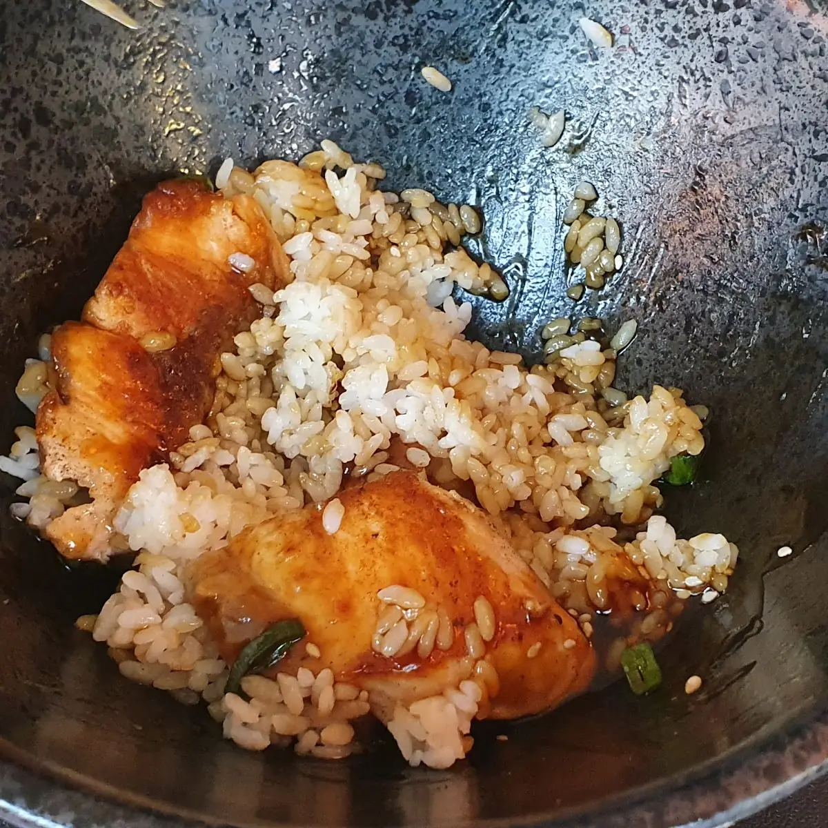 Lachs Teriyaki