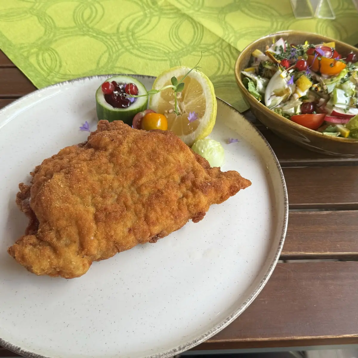 Wiener Schnitzel With French Fries