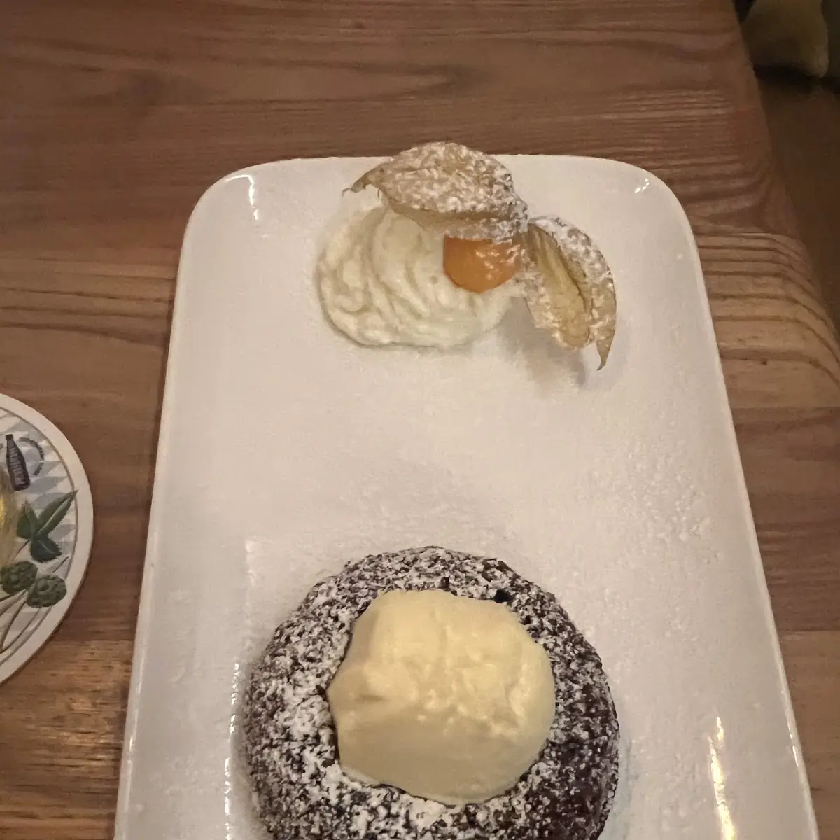 Chocolate Cake and Vanilla Ice