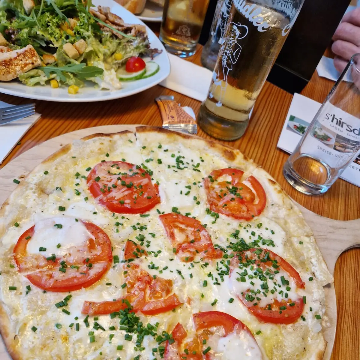 Flammkuchen Tomate Mozzarella