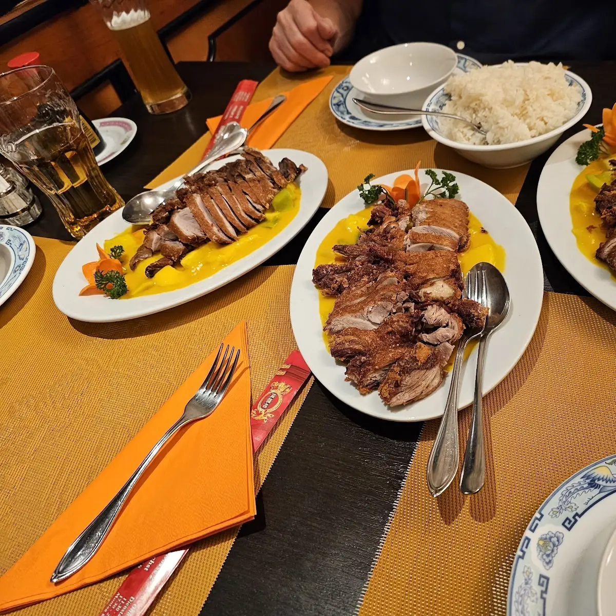 Ente Mit Mangosauce