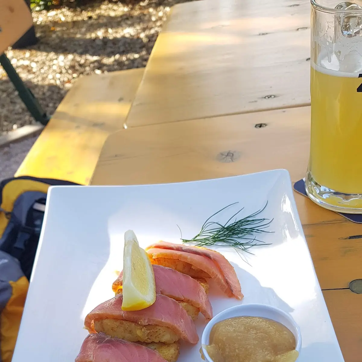 Potatoes Scalop with Salmon