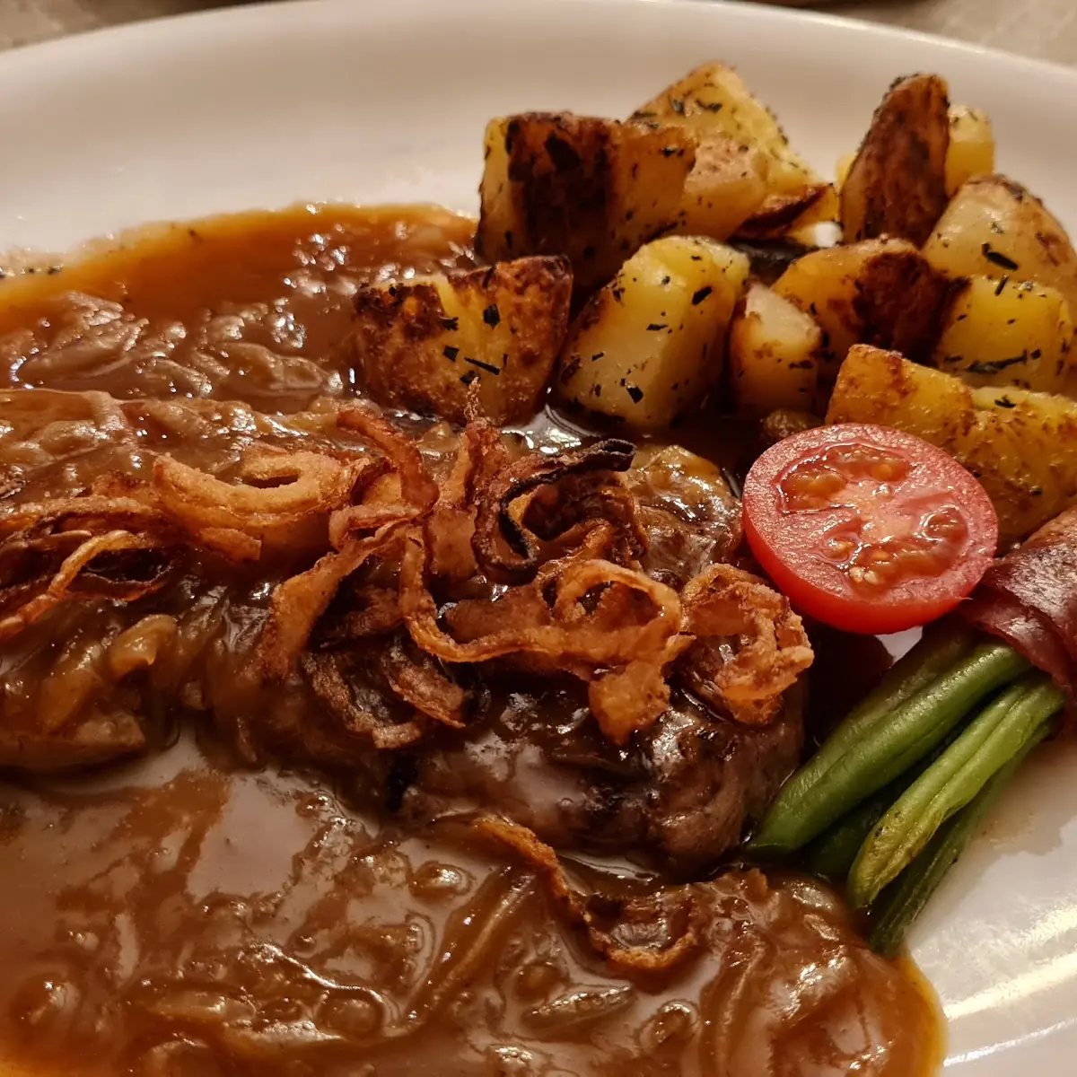 Zwiebelrostbraten