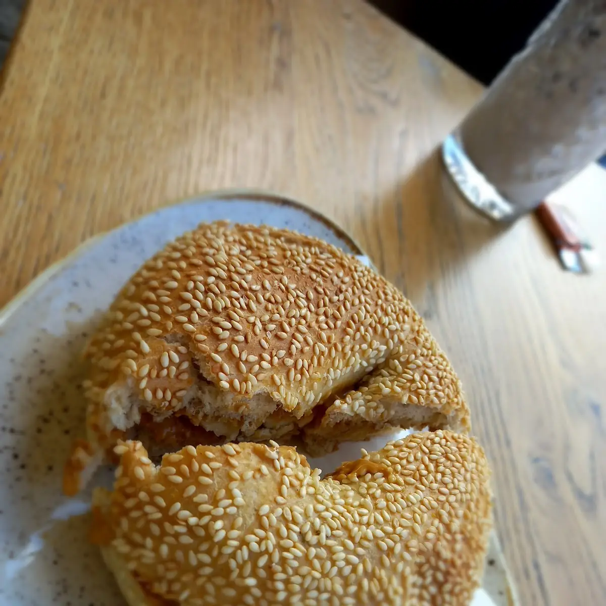 Nagel Mit Erdnussbutter Und Banane
