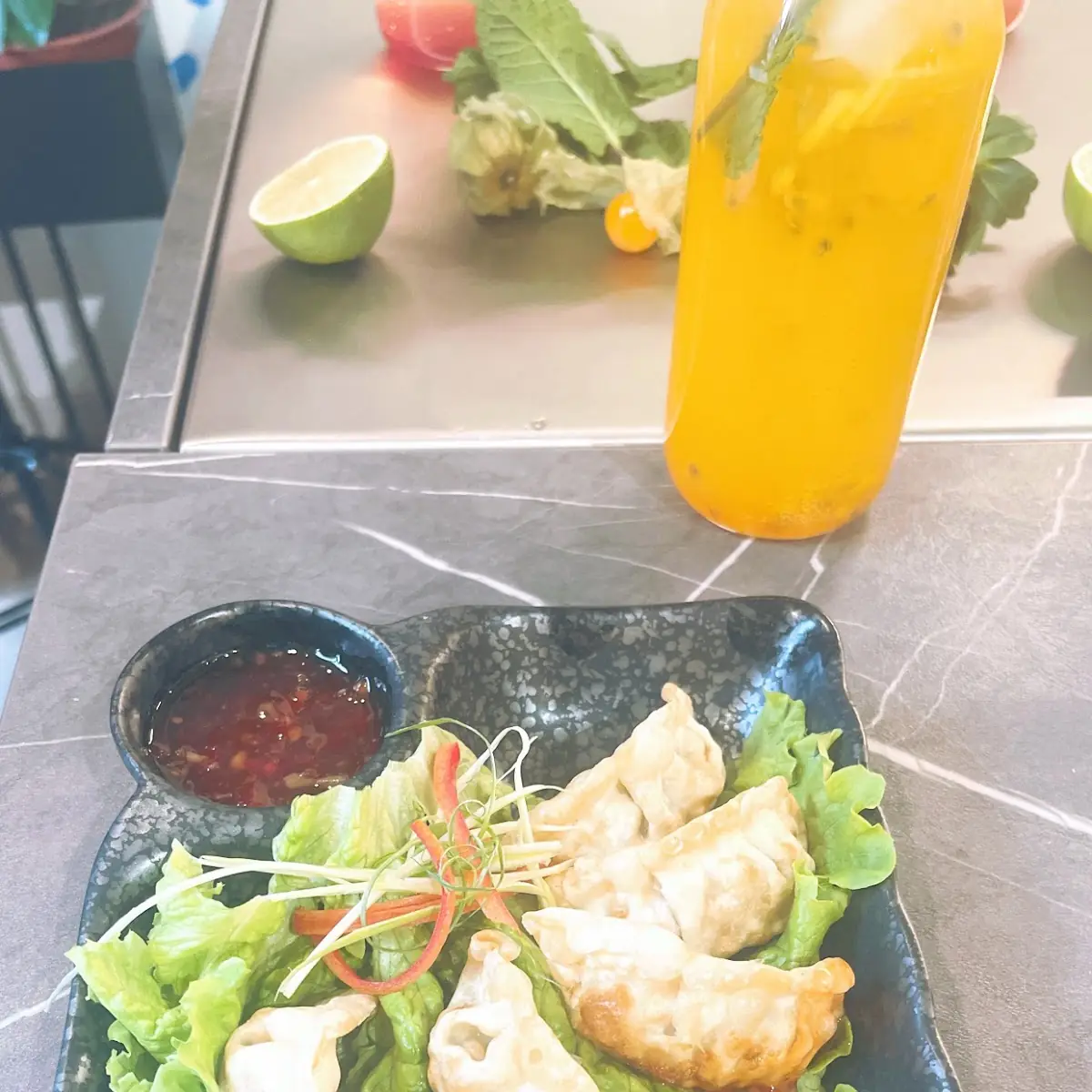 Fried Chicken Summer Roll