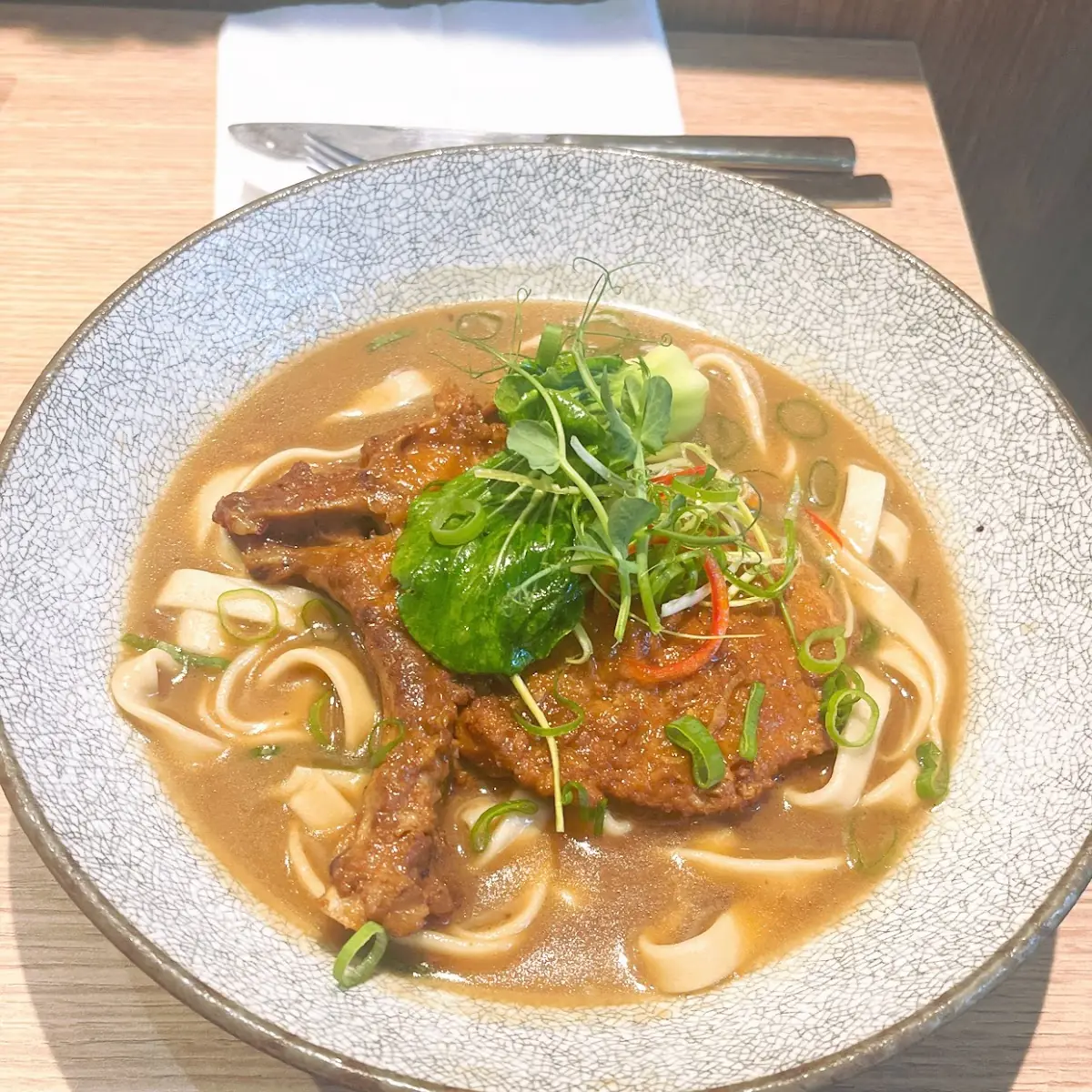 T09 La Mian Mit Crispy Duck