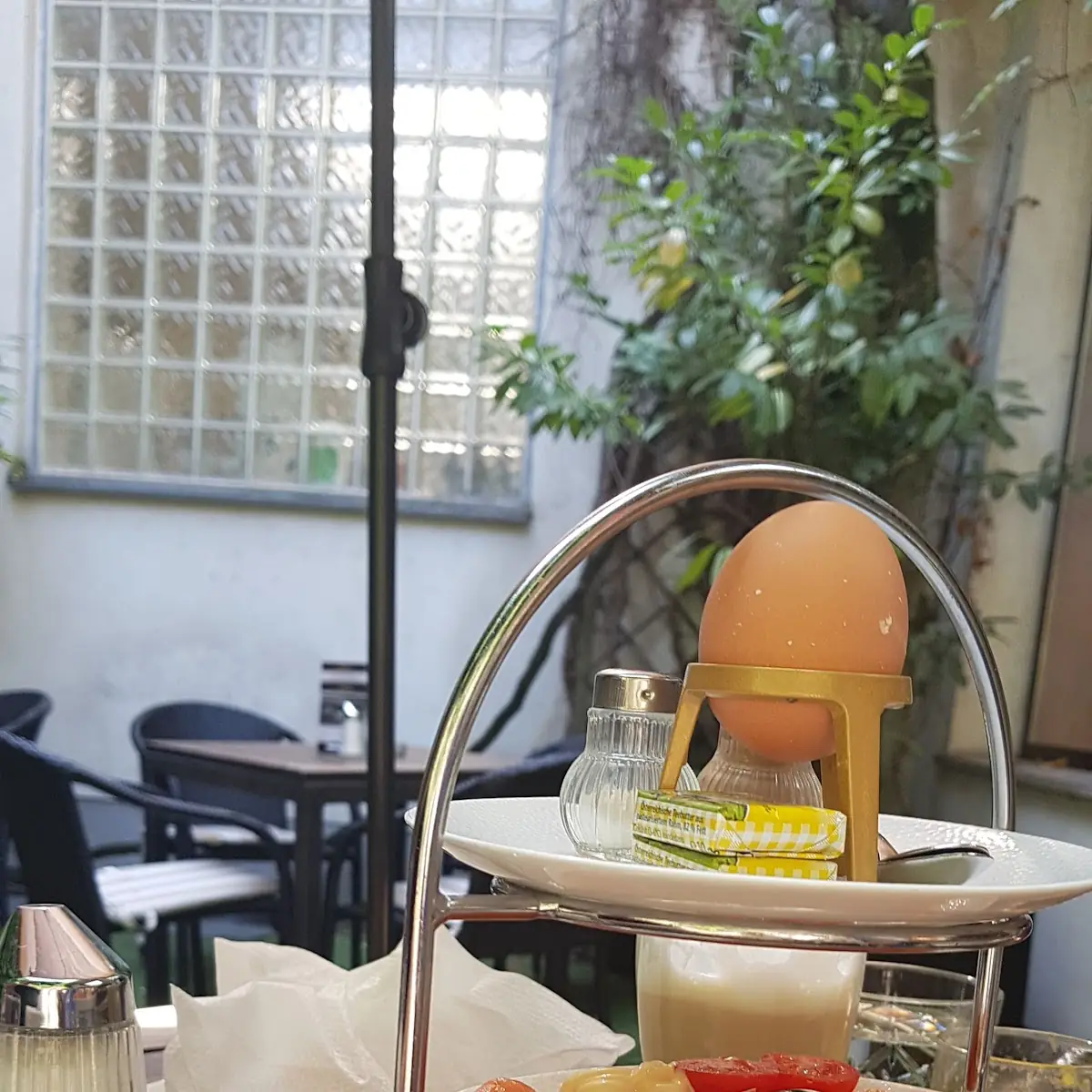 Lachsfrühstück