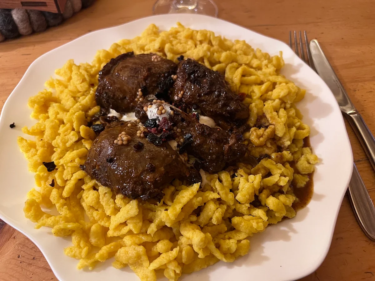 Schweinebäckle Mit Spätzle