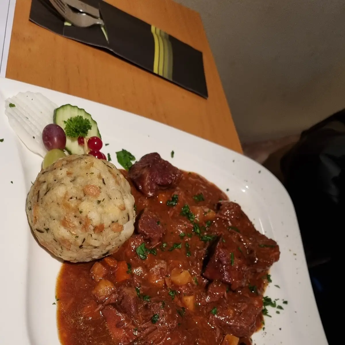 Beef Goulash with Knodel