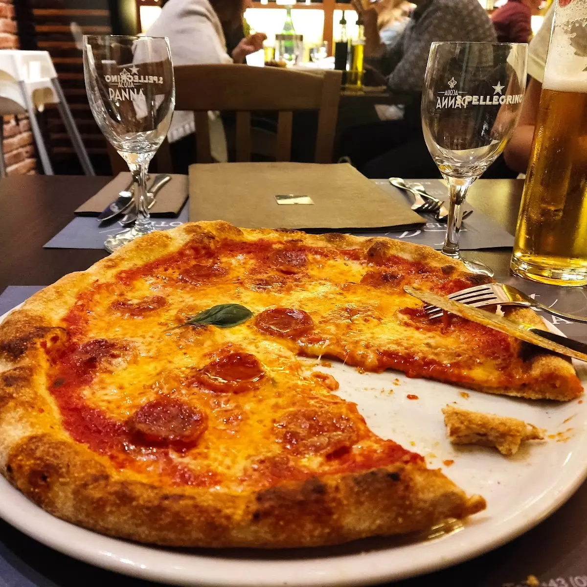 Pizza De Salami Picante