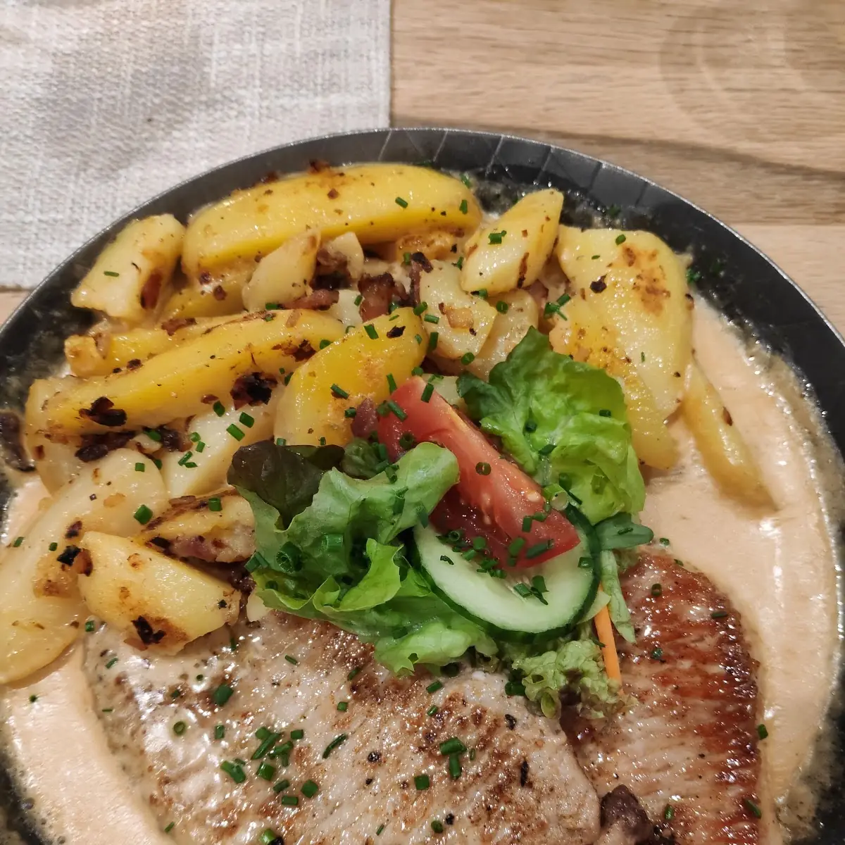 Knoblauch Pfanne