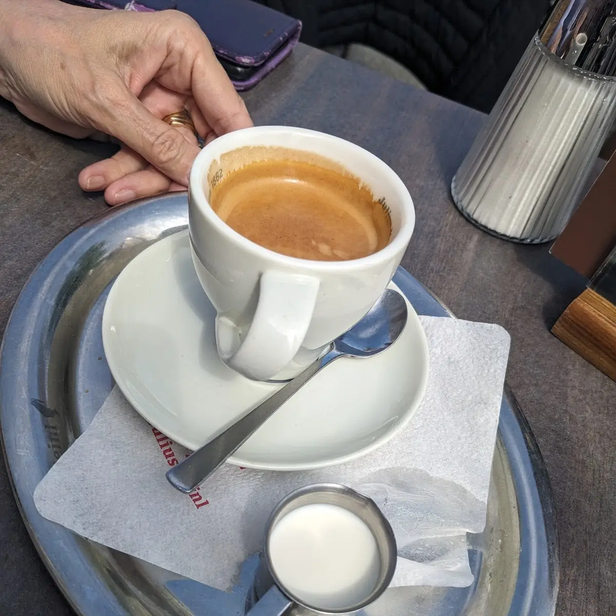 Double Espresso with Cream