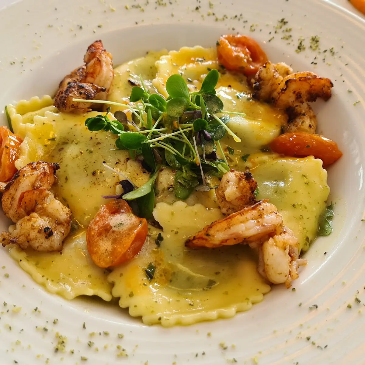 Tagliatelle Mit Scampi
