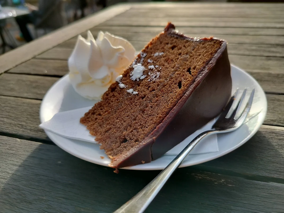 Sachertorte with Whipped Cream