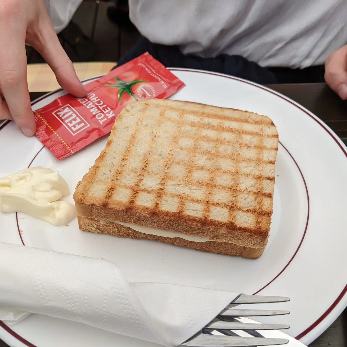 Schinken-käse-toast