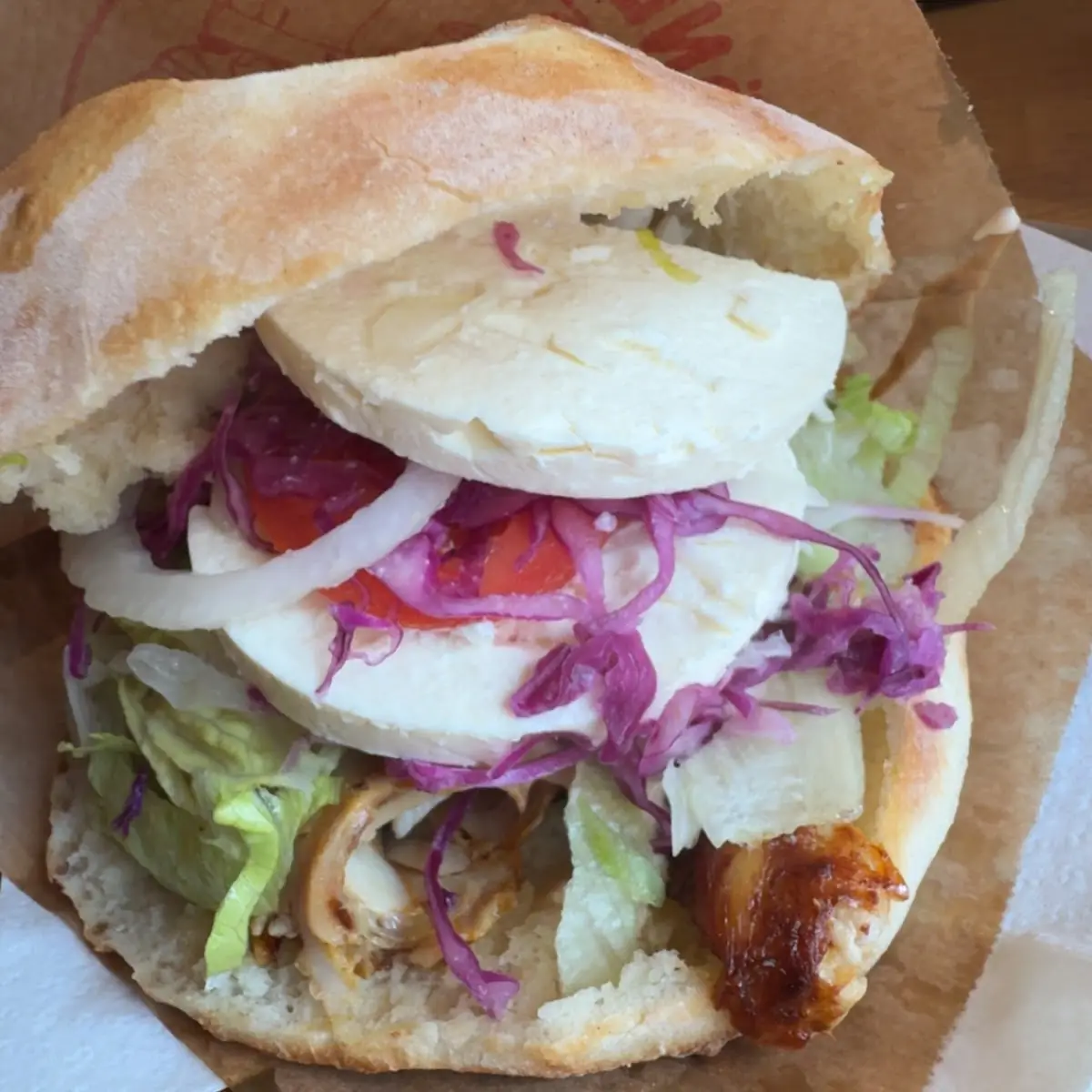 Kebab Mit Käse Und Gemüse