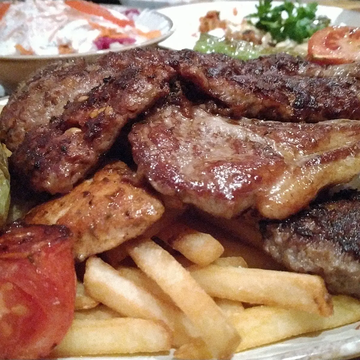 Vorspeisenplatte Und Grillplatte