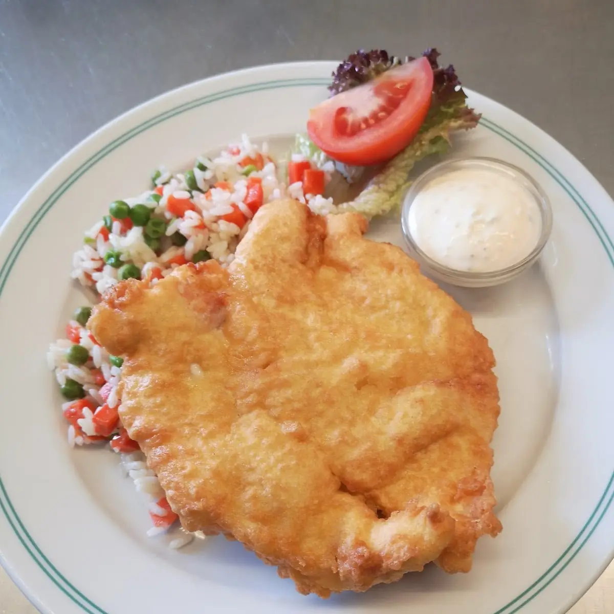 Hühnerfilet Orli Menü