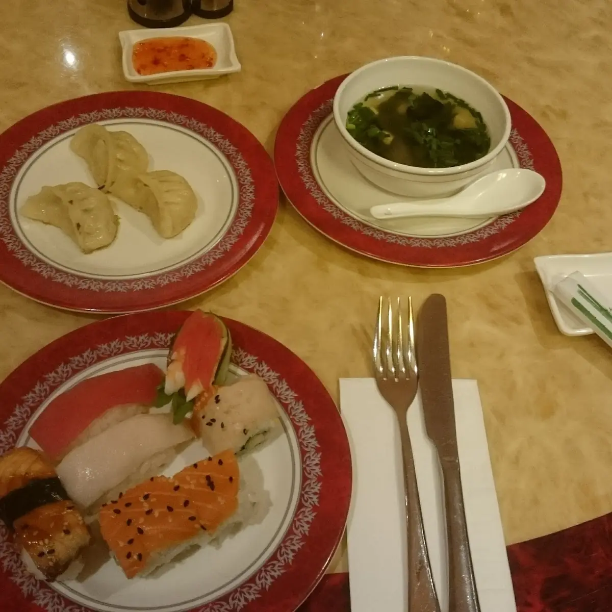 Sushi Mix Teigtaschen j16b, Ming‘s Wok
