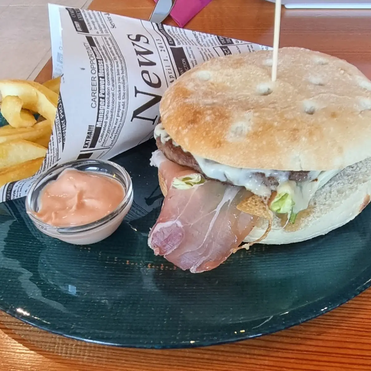 Double Burger Menü